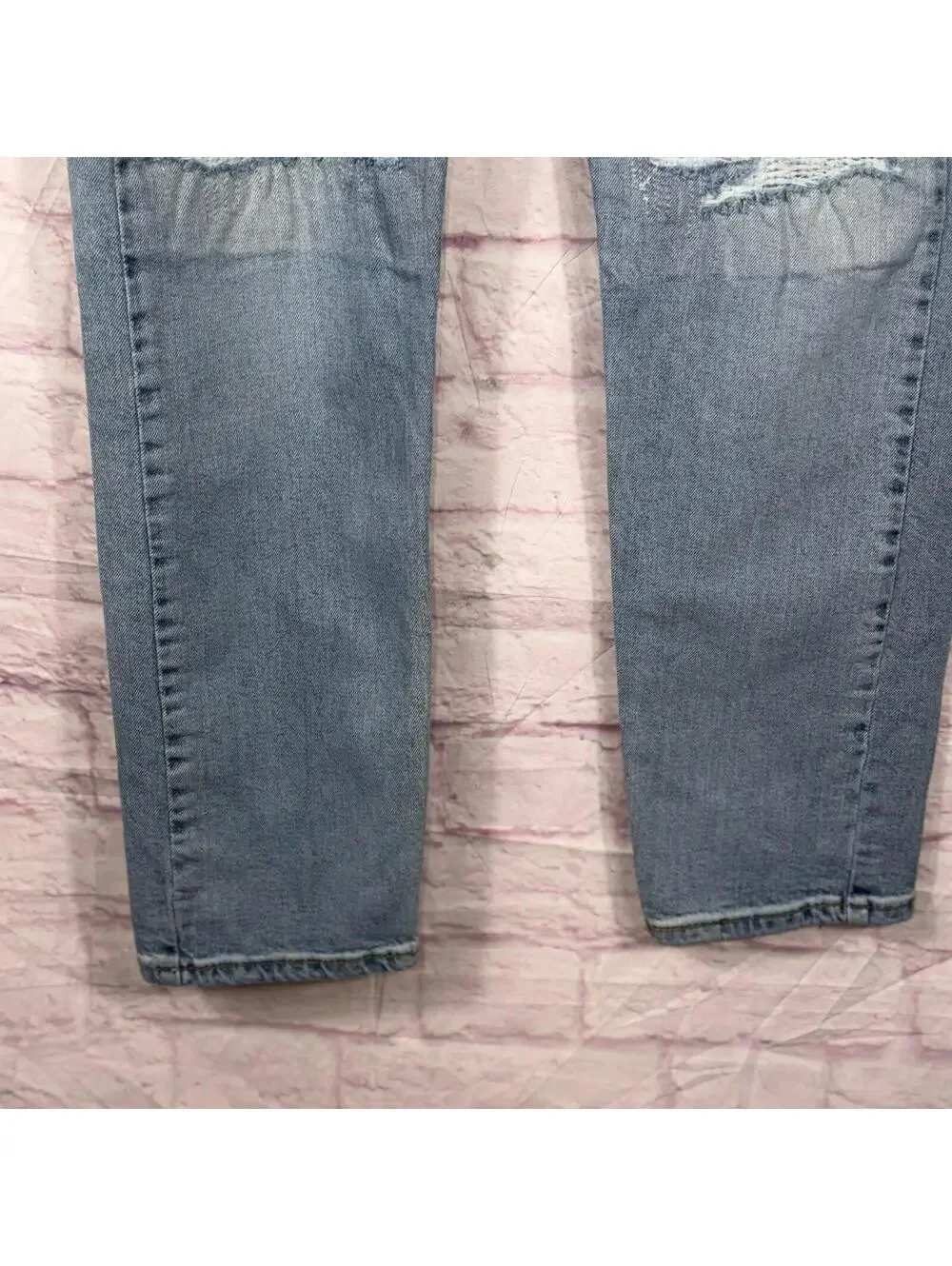 Levi's 512 Slim Tapered Distressed Jeans Size 36x32 - Picture 4 of 11